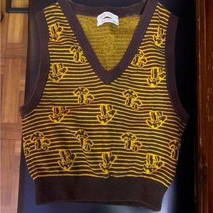 Urban outfitters mushroom vest